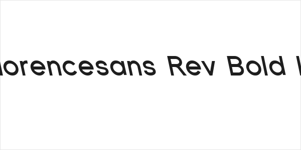 SF Florencesans Rev Bold Italic Logo