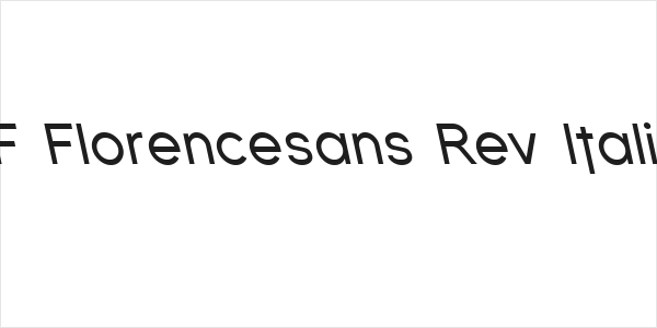 SF Florencesans Rev Italic Logo