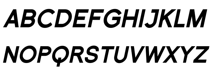 SF Florencesans SC Black Italic Font LOWERCASE