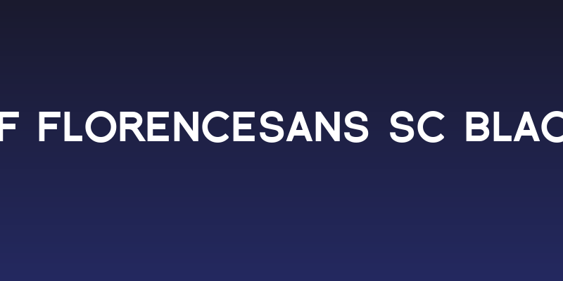 SF Florencesans SC Black Social Header