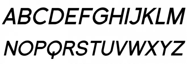 SF Florencesans SC Bold Italic 字体 大写