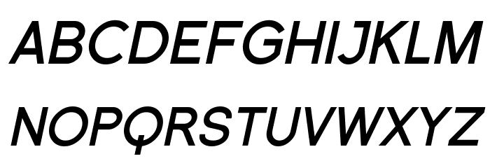 SF Florencesans SC Bold Italic Font LOWERCASE