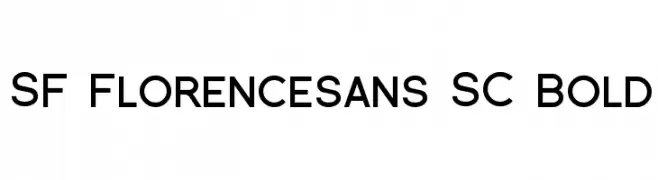 SF Florencesans SC Bold  नि: शुल्क फ़ॉन्ट्स डाउनलोड