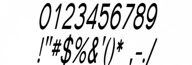 SF Florencesans SC Comp Italic Font OTHER CHARS