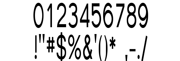SF Florencesans SC Comp Font OTHER CHARS