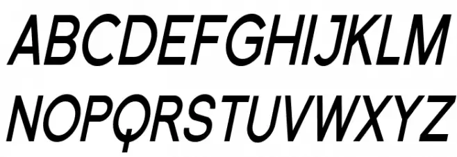 SF Florencesans SC Cond Bold Italic 字体 大写