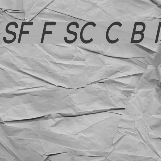 SF Florencesans SC Cond Bold Italic examples