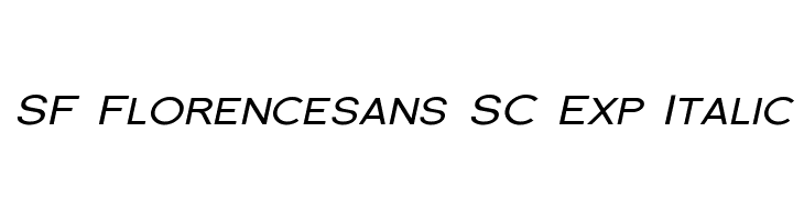 SF Florencesans SC Exp Italic  Frei Schriftart Herunterladen