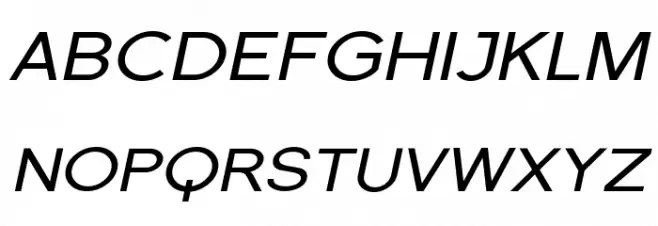 SF Florencesans SC Exp Italic Font Litere mari