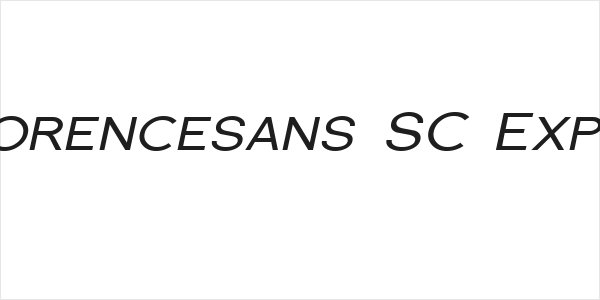 SF Florencesans SC Exp Italic Logo