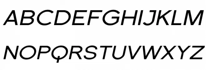 SF Florencesans SC Exp Italic Caratteri MINUSCOLO