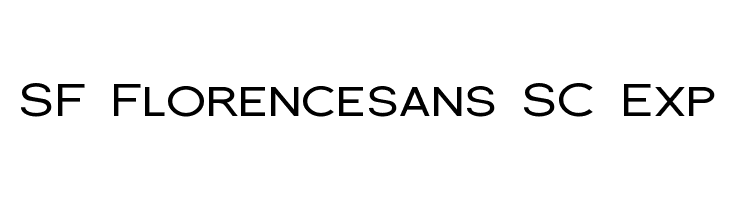 SF Florencesans SC Exp Font