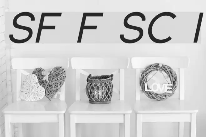 SF Florencesans SC Italic Font examples