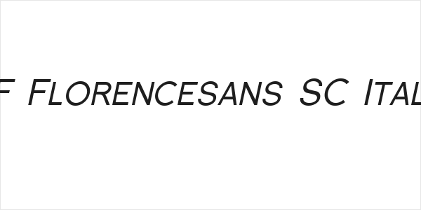 SF Florencesans SC Italic Logo