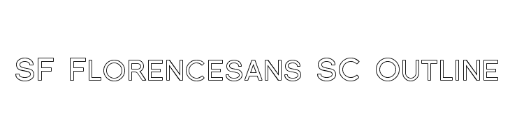 SF Florencesans SC Outline Font