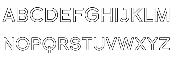 SF Florencesans SC Outline 字体 小写