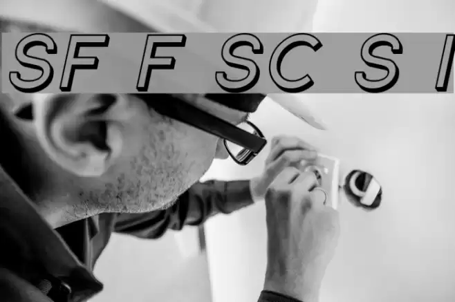 SF Florencesans SC Shaded Italic Font examples