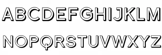 SF Florencesans SC Shaded Schriftart Groß