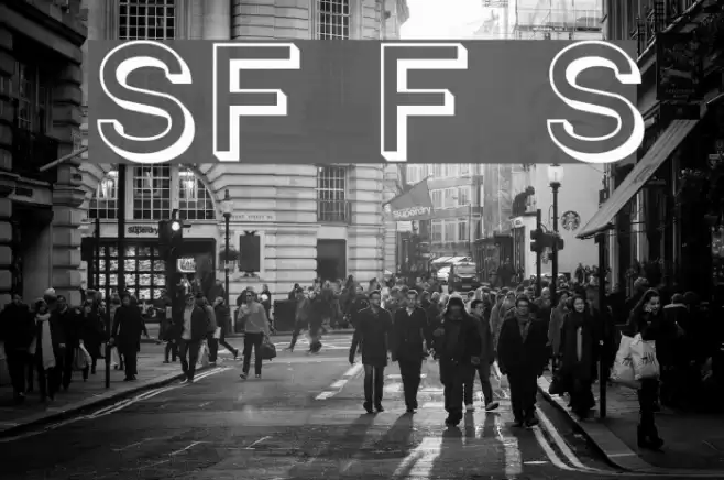 SF Florencesans Shaded Font examples