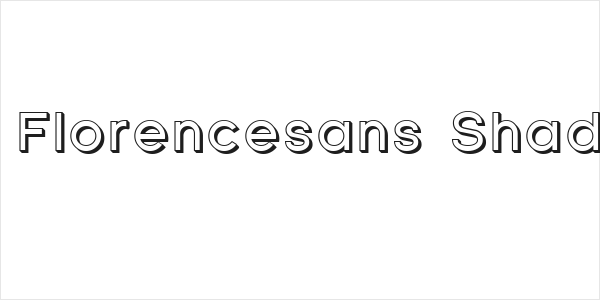 SF Florencesans Shaded Logo