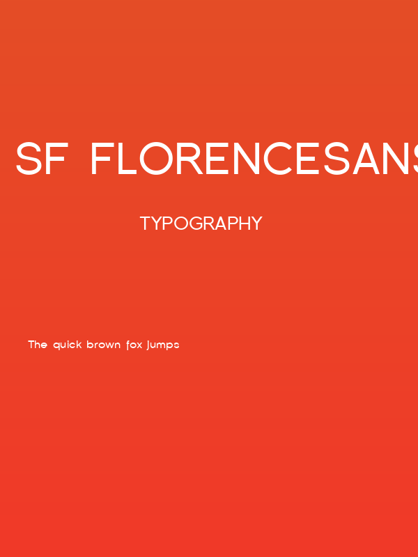 SF Florencesans Poster