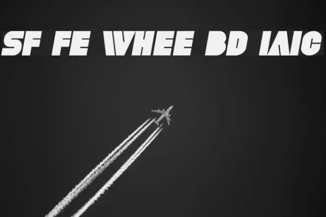 SF Fortune Wheel Bold Italic Schriftart examples