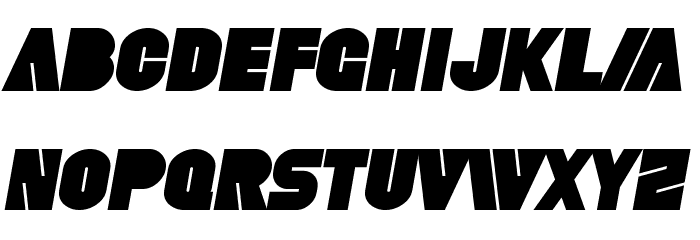 SF Fortune Wheel Bold Italic Font LOWERCASE
