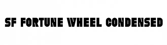 SF Fortune Wheel Condensed  لخطوط تنزيل