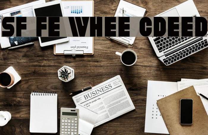 SF Fortune Wheel Condensed Font examples