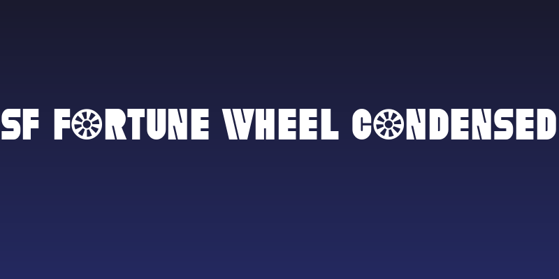 SF Fortune Wheel Condensed Social Header