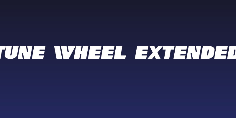 SF Fortune Wheel Extended Italic Social Header