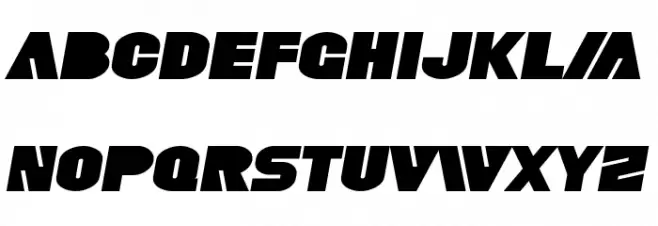 SF Fortune Wheel Extended Italic फ़ॉन्ट लोअरकेस