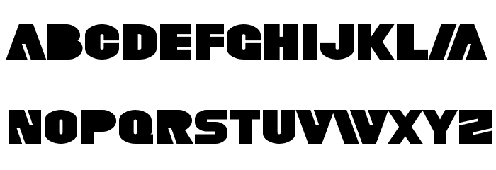 SF Fortune Wheel Extended Font LOWERCASE