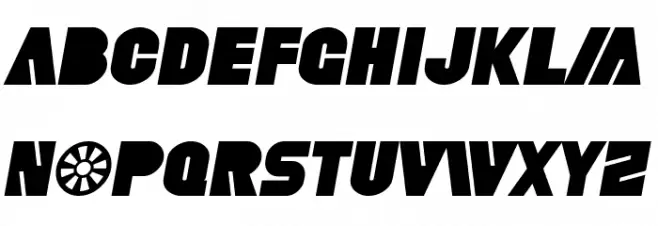 SF Fortune Wheel Italic Fonte MAIÚSCULAS