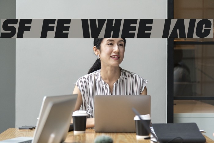 SF Fortune Wheel Italic Font examples
