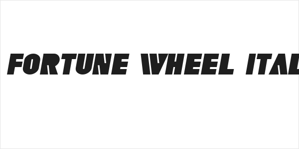 SF Fortune Wheel Italic Logo