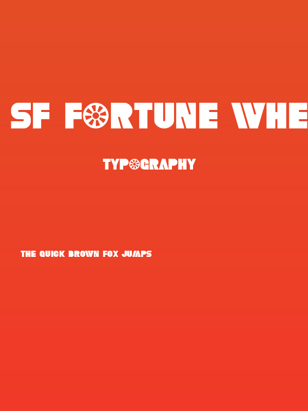 SF Fortune Wheel Poster
