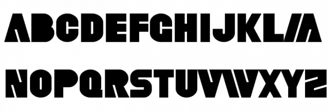 SF Fortune Wheel Font LOWERCASE