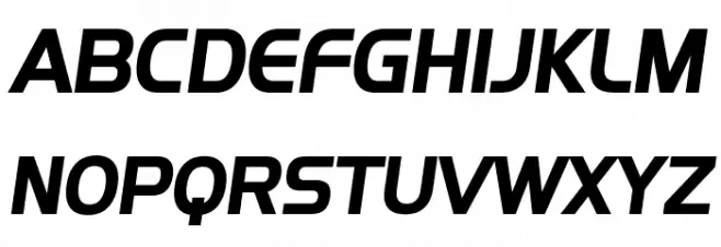 SF Fourche Bold Italic