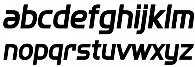 SF Fourche Bold Italic