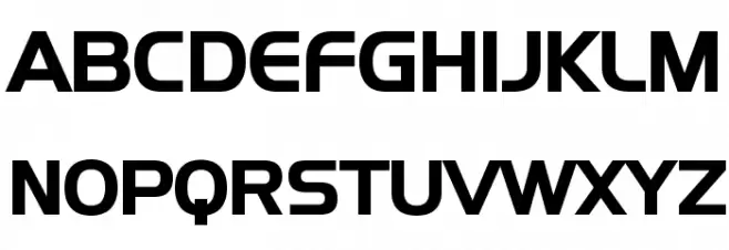 SF Fourche Bold Schriftart Groß