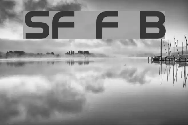 SF Fourche Bold Font examples