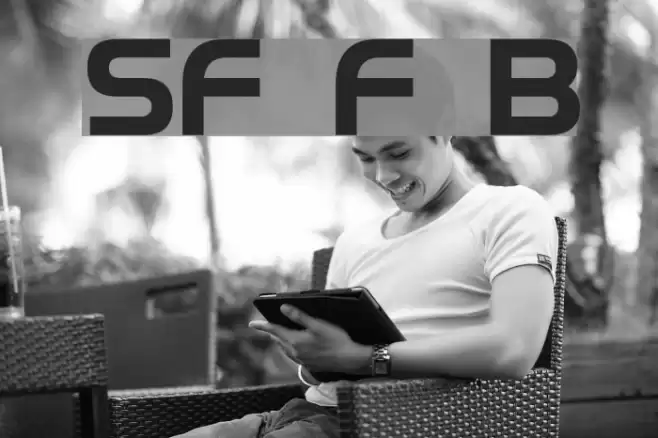 SF Fourche Bold Font examples