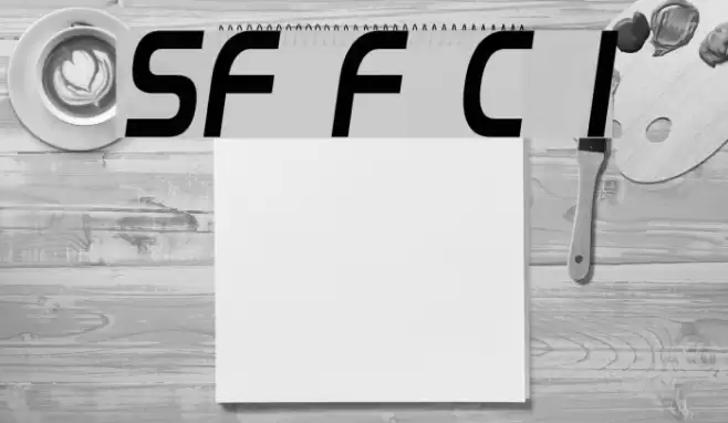 SF Fourche Condensed Italic Font examples