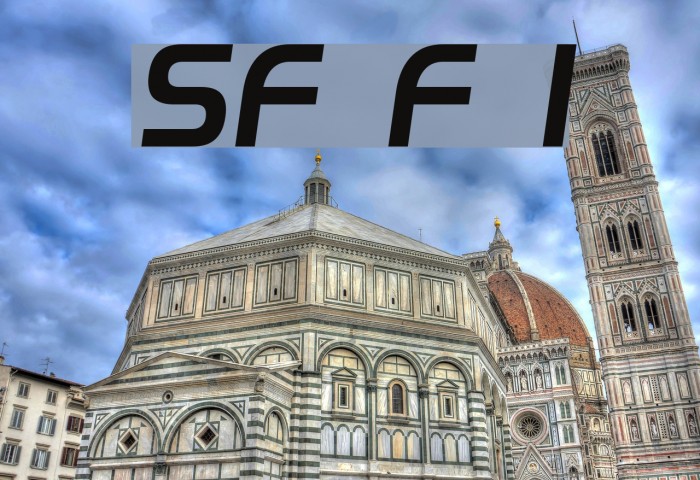 SF Fourche Italic Font examples