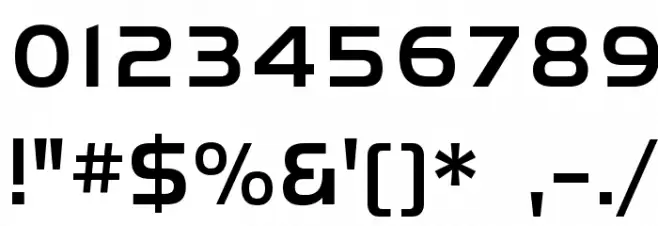 SF Fourche SC Font OTHER CHARS