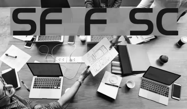 SF Fourche SC Font examples