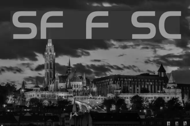 SF Fourche SC Font examples