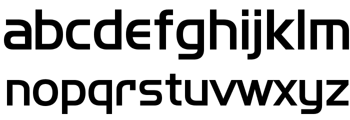 SF Fourche Font LOWERCASE