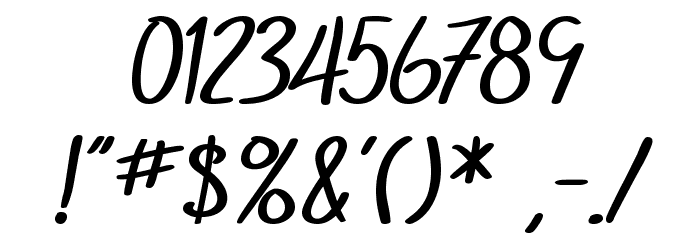 SF Foxboro Script Bold Font OTHER CHARS